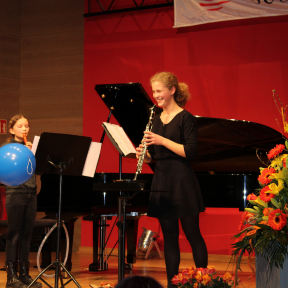 Bild des Preisträgerkonzerts Jugend Musiziert 2023_Johanna Stredak und Tabea Köster